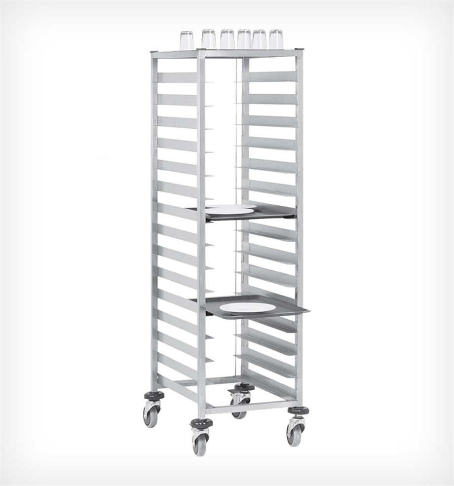 By Cimbali 15 Raflı Bulaşık Toplama Arabası 37x53 Cm MB 100X2