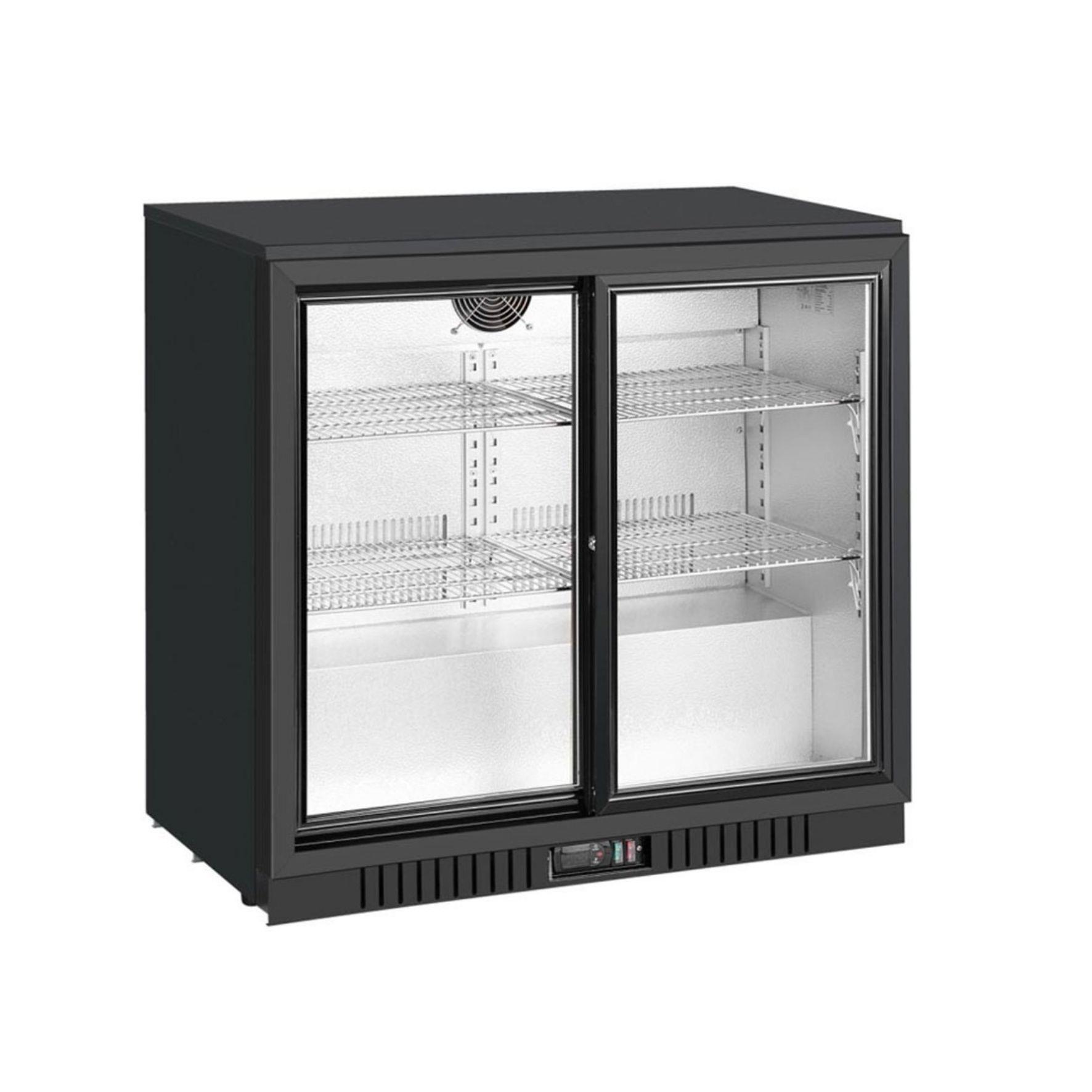 By Kitchen İki Kapılı Şişe Soğutucu Teşhir Dolabı 90x50x89 cm DBB-250