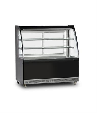 Dampak Isıtmalı Bombe Camlı Teşhir Dolabı 130x70x130cm 22P0F3B-SC