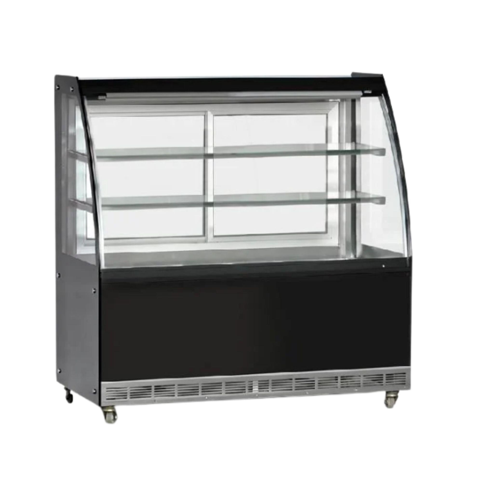 Dampak Isıtmalı Bombe Camlı Teşhir Dolabı 130x70x130cm 22P0F3B-SC