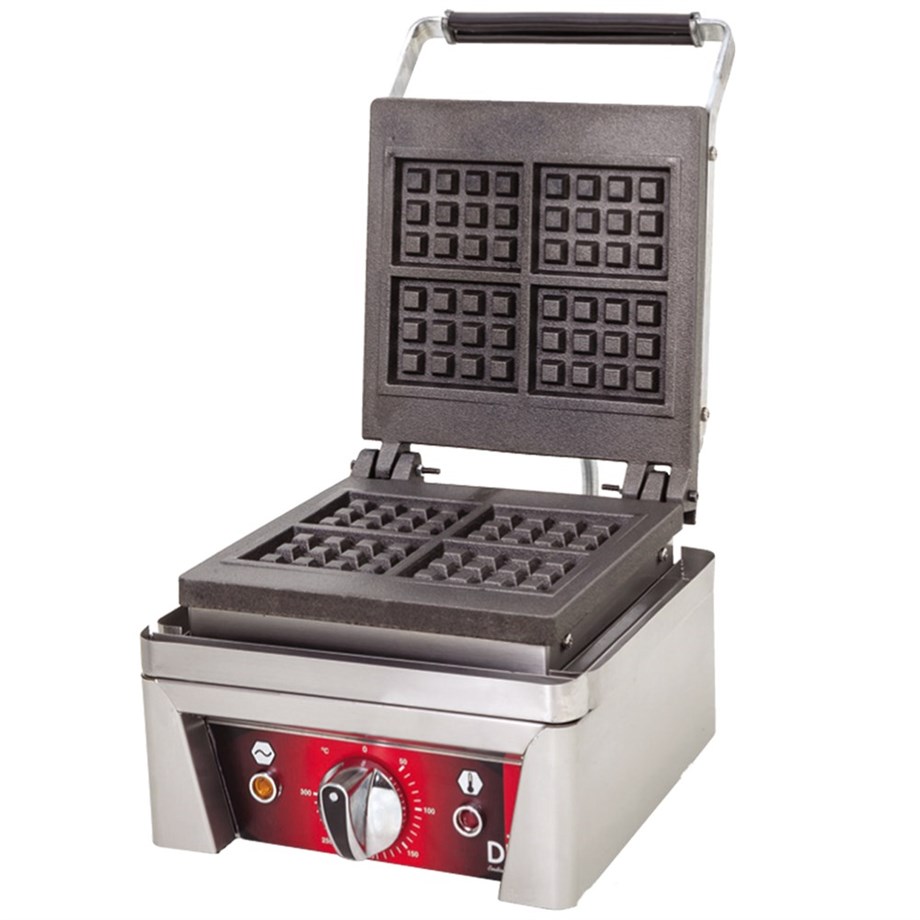 DRN Elektrikli Waffle Makinesi Tekli Kare DRNPWK-1