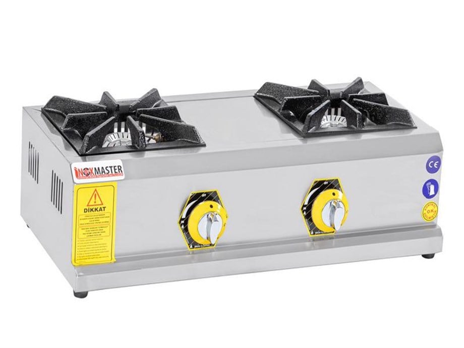 İnox Master 2'Li Mini Ocak Gazlı / LPG İMR-MNOG-2