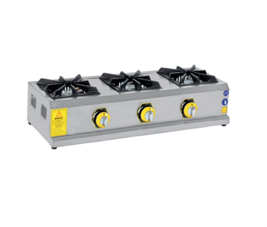 İnox Master 3 'Lü Mini Ocak Gazlı / Lpg İMR-MNOG-3