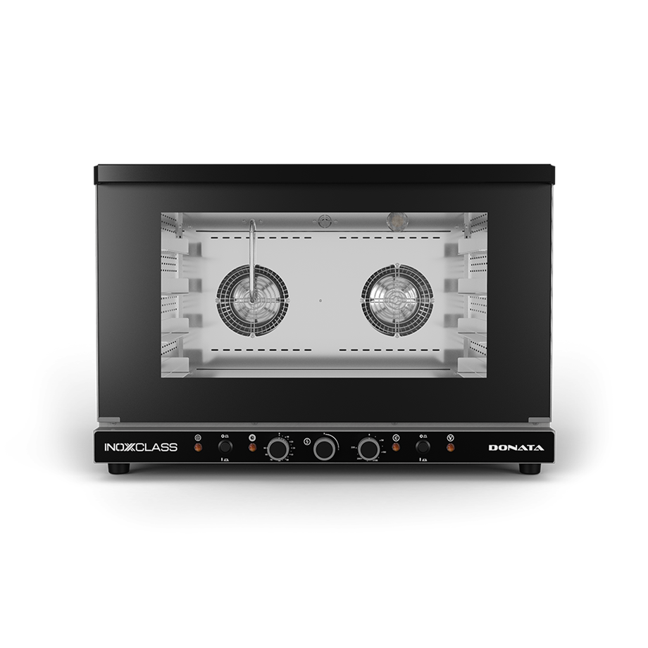 İnoxclass Konveksiyonlu Patiseri Fırın Elektrikli 4 X 40x60 cm Manuel, Çift Fanlı Donata D04EFD