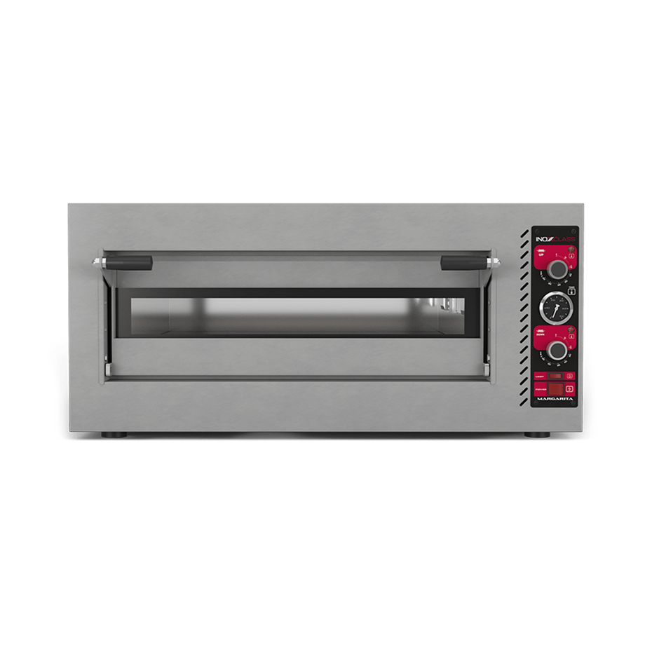 İnoxclass Pizza Fırını Elektrikli 33 cm x 4 Pizza  Kapasiteli Margarita C501E