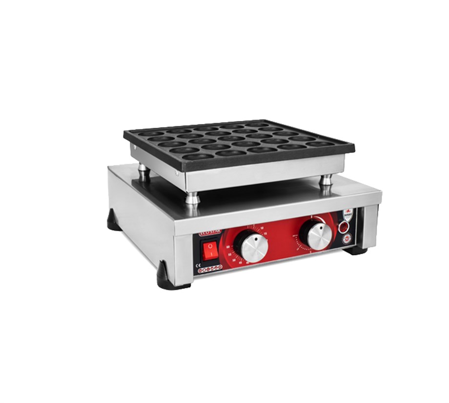 Mars Yuvarlak Bubble Waffle Makinesi Tekli, Kapaksız MWB-02