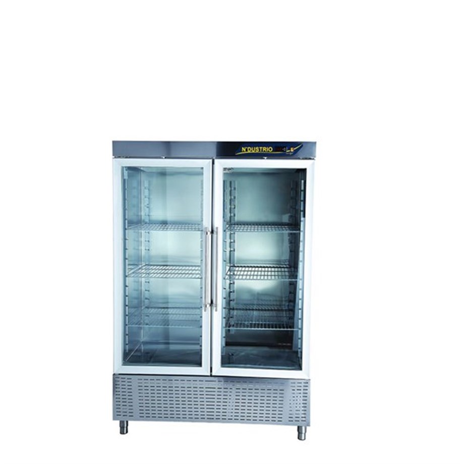 Ndustrio 2 Tam Cam Kapılı Dik Tip Buzdolabı Gastronorm CPG-202-GD