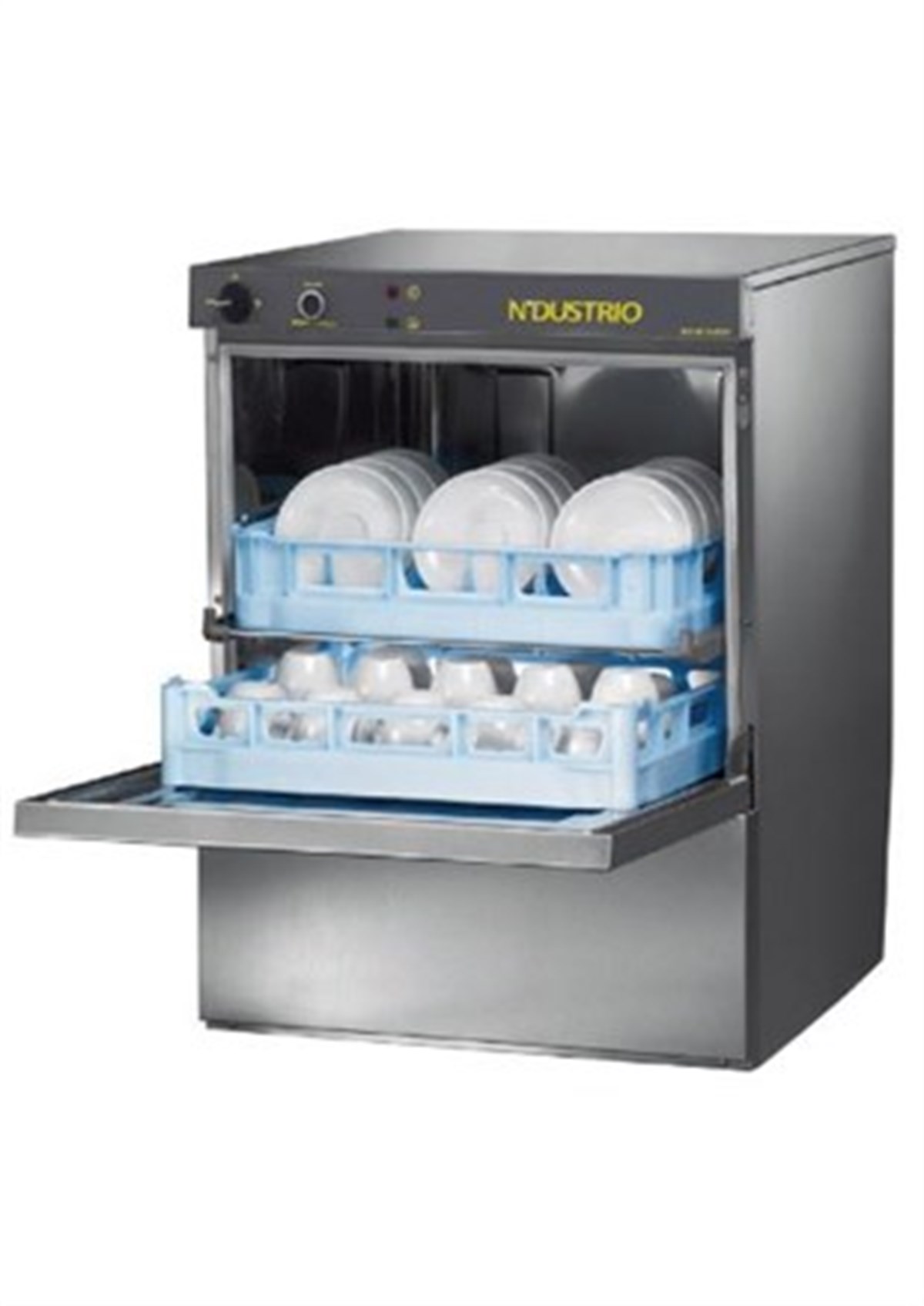 Ndustrio Tezgah Altı Bulaşık Makinesi 500 Tabak/Saat Drenaj Pompalı WZ-50-D