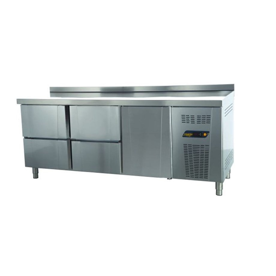 Ndustrio Tezgah Tipi Derin Dondurucu Gastronorm 4 Çekmeceli - 1 Kapılı TNG-73-4D