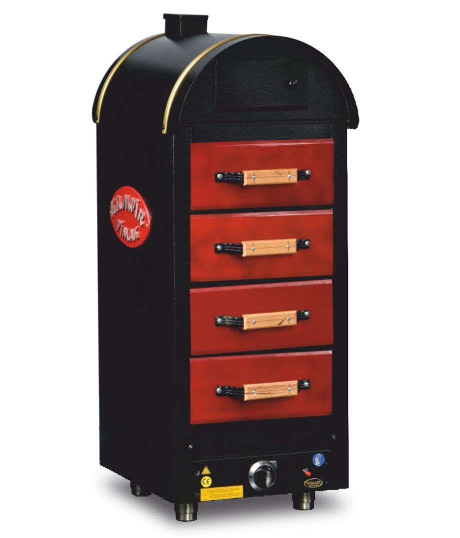 Pimak 4 Çekmeceli Kumpir Fırını LPG ve Doğalgazlı Profesyonel M079-4G