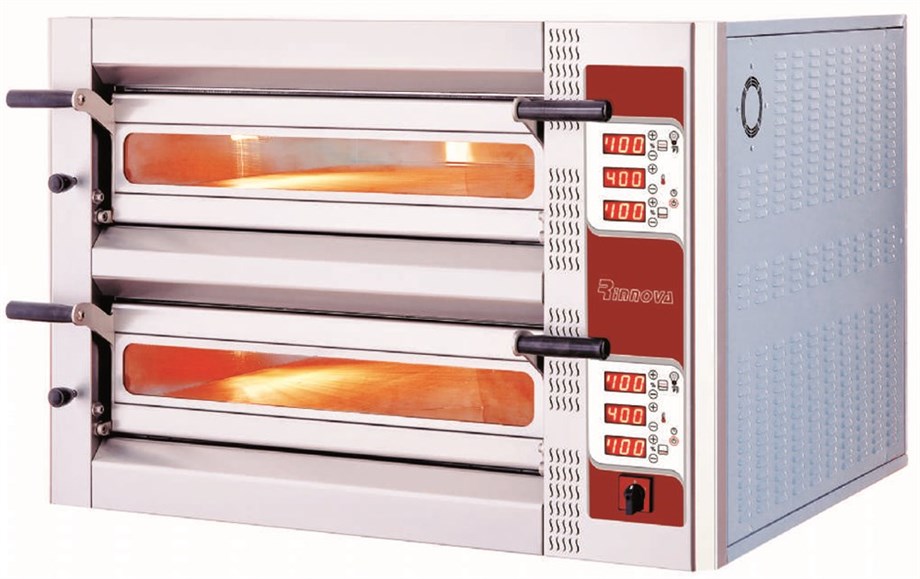 Rinnova Elektrikli Pizza Fırını 8x30 cm Pizza Kapasiteli Dijital E4302