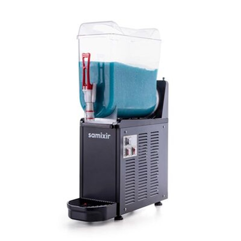 Samixir İce Slush Granita ve Soğuk Meyve Suyu Dispenseri 12 Litre Siyah