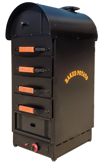 Atalay Gazlı Kumpir Fırını 4 Çekmeceli AKF-40G