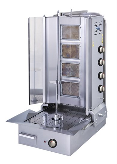 Görkem Alttan Motorlu 4'lü Döner Ocağı LPG li 