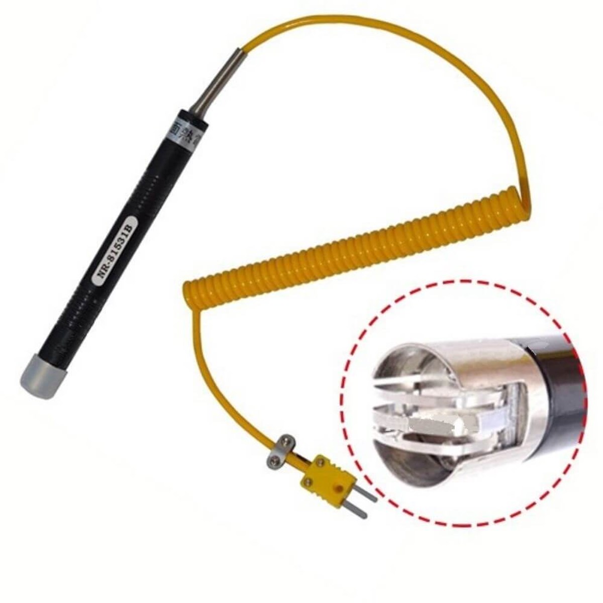 NR 81531B K Tipi Yüzey Sıcaklık Ölçer Prob -50°C +500°C