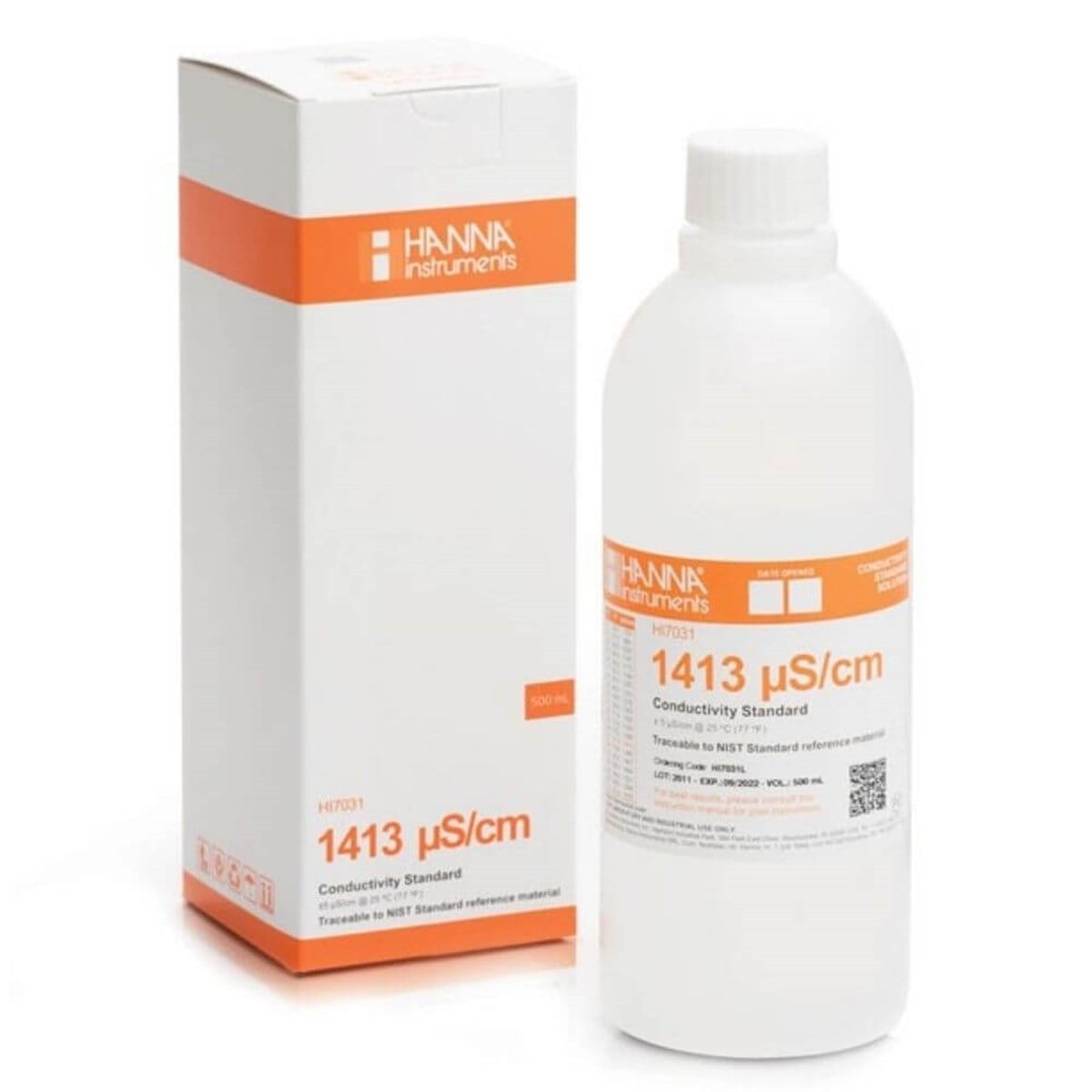 Hanna HI7031L İletkenlik 1413µS/cm Kalibrasyon Çözeltisi 500mL