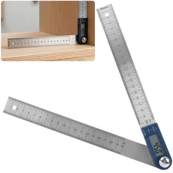 Dasqua 1022-0200 Dijital Açı Ölçer 20CM Açı Ölçerlerbrand> zoofarm