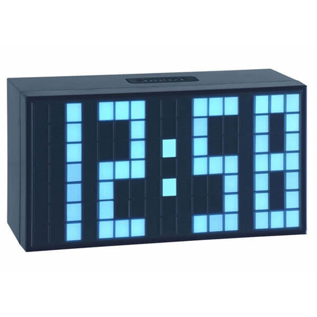 TFA 98.1082.02 Time Block Led Işıklı Çalar Saat
