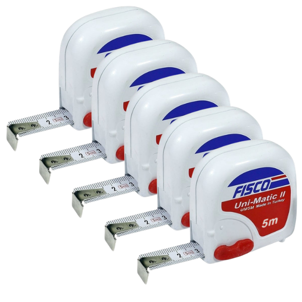 Fisco Uni-Matic II UM5M 5 Metre Şerit Metre | 5'li Paket Şerit Metrebrand> zoofarm