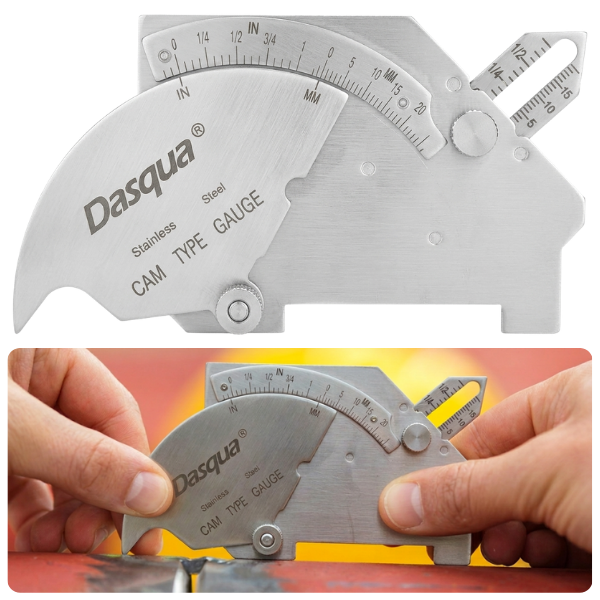 Dasqua 8511-0030 Kaynakçı Kumpası | Kaynak Mastarı Kumpas | Mikrometre | Komparatörbrand> zoofarm