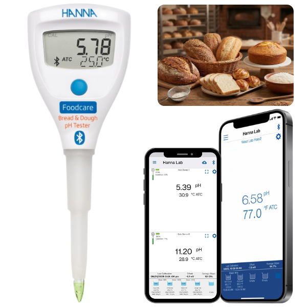 Hanna HI9810382 Ekmek ve Hamur pH Test Cihazı | Bluetooth Bağlantılı Ph Ölçerbrand> zoofarm