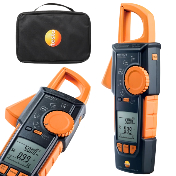 Testo 770-3 Çantalı Bluetooth'lu Pens Ampermetre Seti ELEKTRİKSEL ÖLÇÜM CİHAZLARITESTO zoofarm