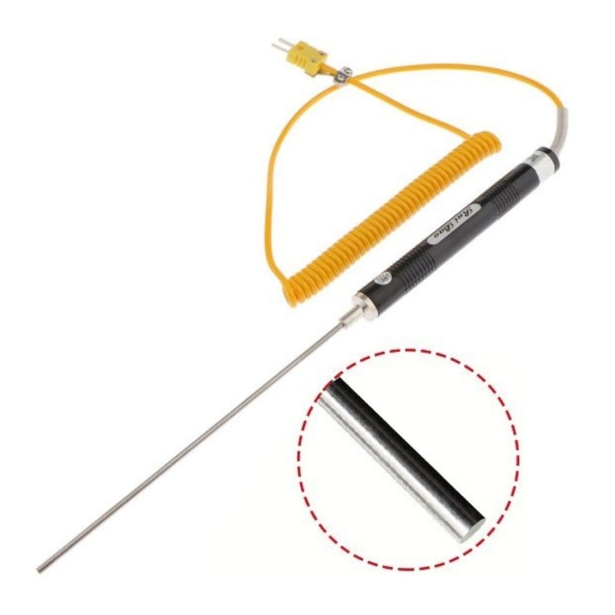 NR 81530B K Tipi Düz Uçlu Sıcaklık Ölçer Prob -50°C +500°C