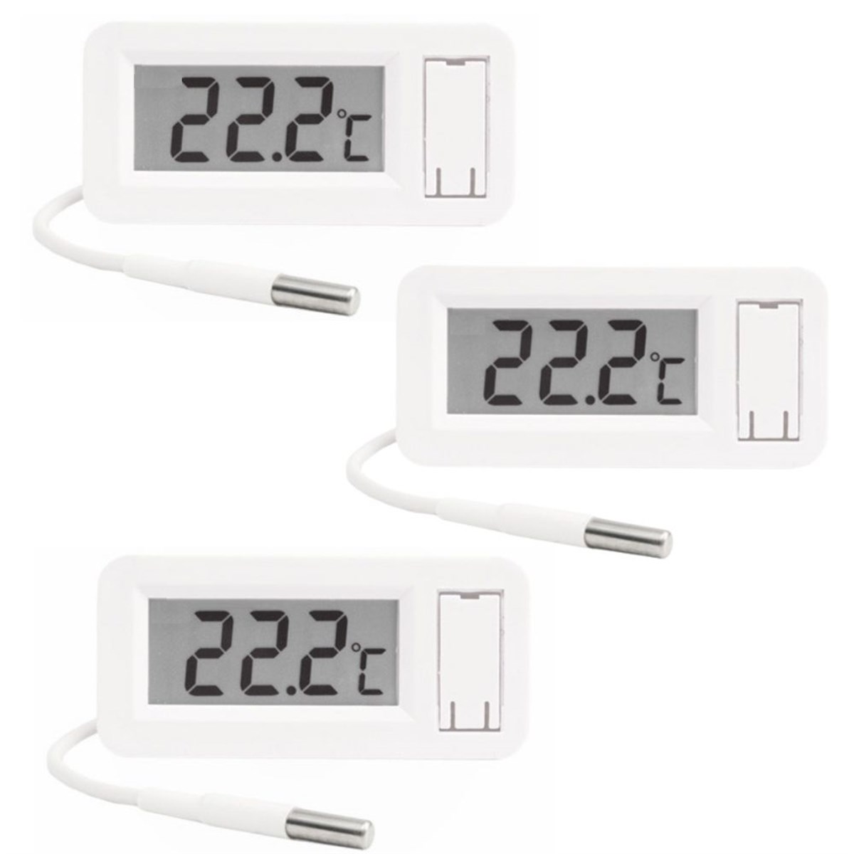 3 Adet Elitech TPM-30 Soketli Panel Tip Termometre