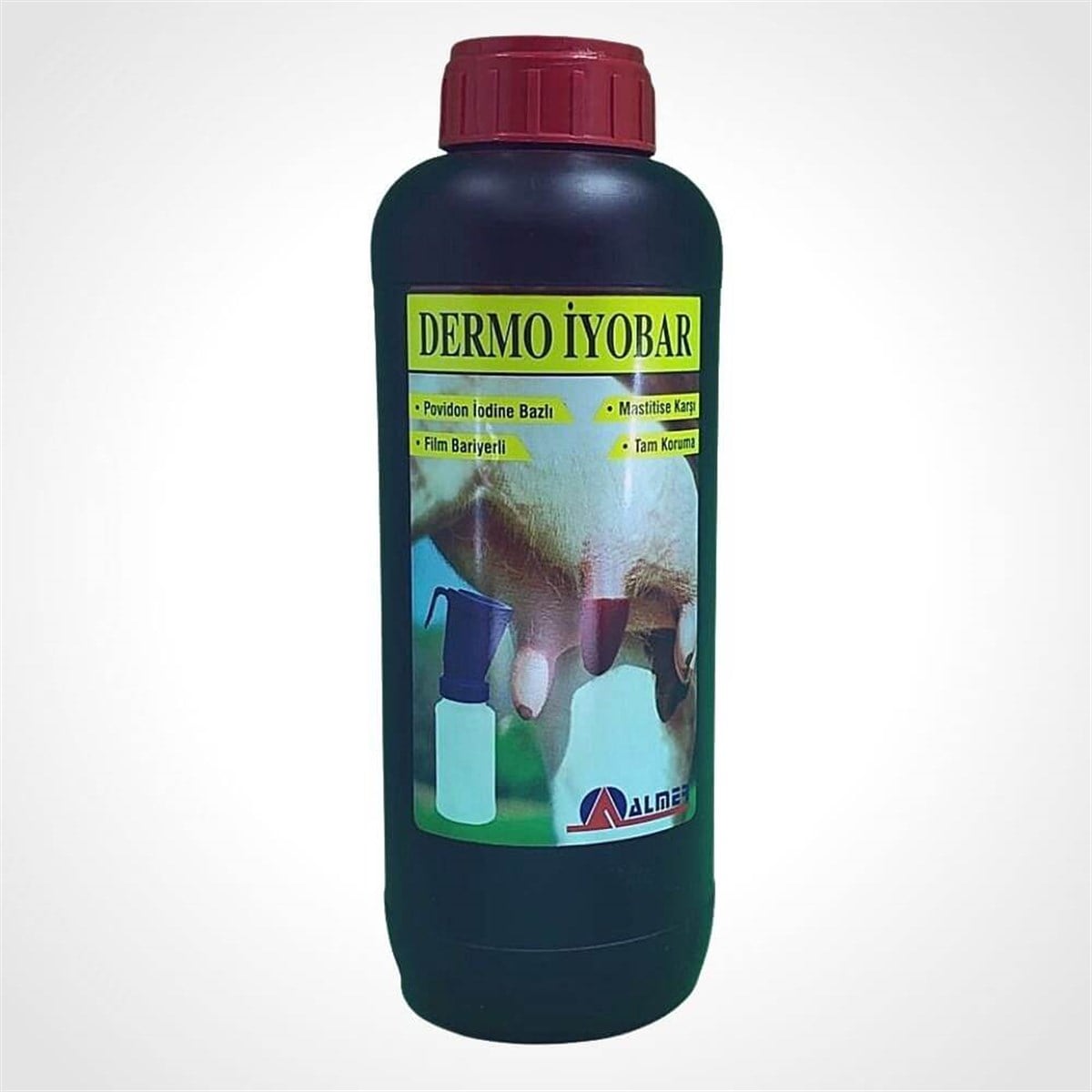 DERMO İOBAR 1 LT | zoofarm.com.tr DERMO İOBAR 1 LT SAĞIMANE   VE HİJYEN EKİPMANLARIALMER zoofarm