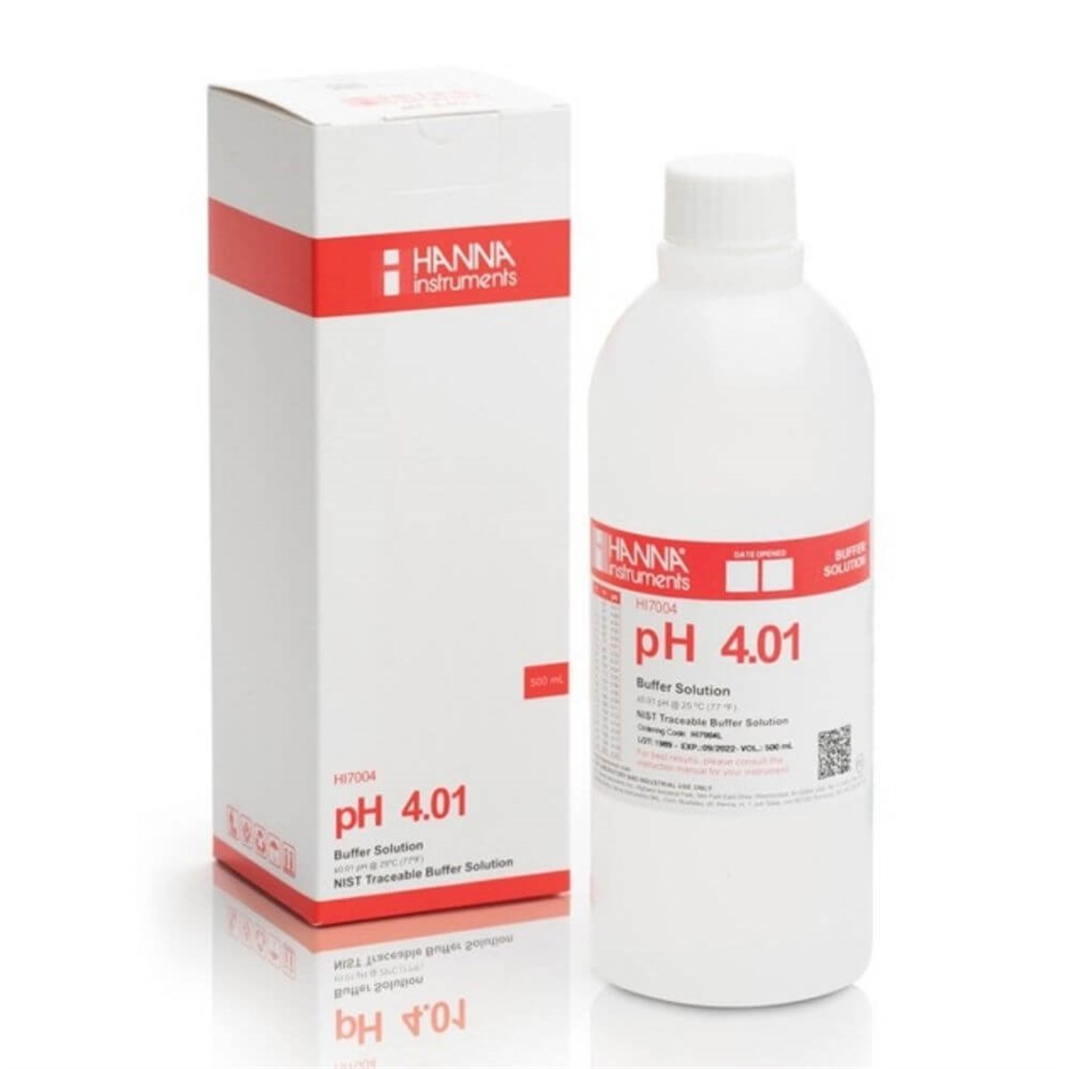 Hanna HI7004L Ph4 Kalibrasyon Solüsyon Çözeltisi 500mL
