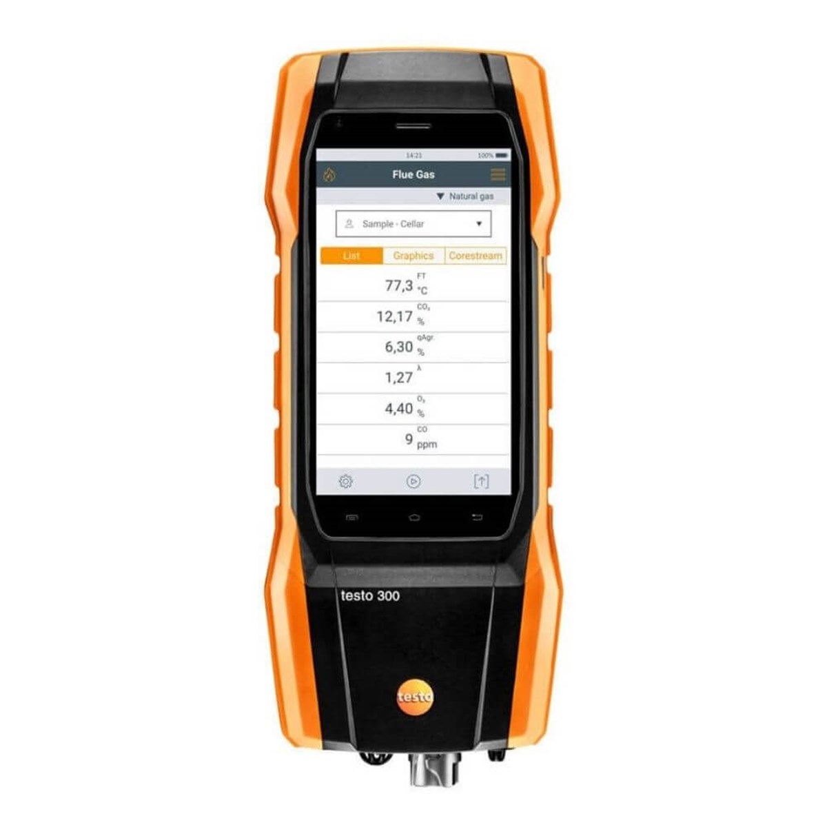 Testo 300 LL Baca Gazı Analiz Cihazı (Yazıcılı Set) 15000 PPM