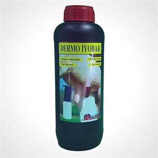 DERMO İOBAR 1 LT | zoofarm.com.tr DERMO İOBAR 1 LT SAĞIMANE   VE HİJYEN EKİPMANLARIALMER zoofarm