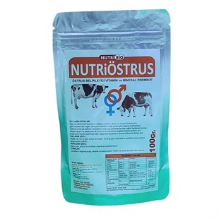 NUTRİÖSTRUS KIZGINLIK VİTAMİNİ 100 GR | zoofarm.com.tr NUTRİÖSTRUS KIZGINLIK VİTAMİNİ 100 GR BÜYÜKBAŞ İÇİNALMER zoofarm