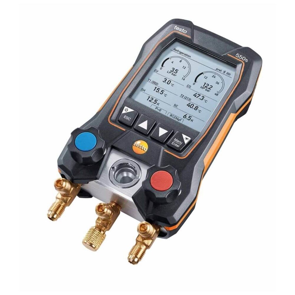 .Testo 550S Akıllı Dijital Manifold Seti TÜM ÖLÇÜM CİHAZLARITESTO zoofarm