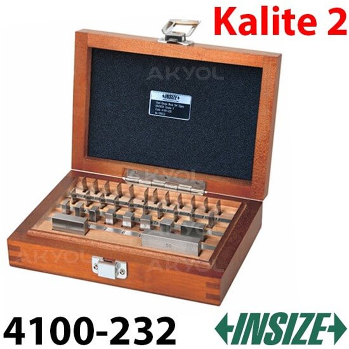 .İnsize 4100-232 Johnson Mastar Seti (Kalite 2) TÜM ÖLÇÜM CİHAZLARIOLCUMCİHAZFİYAT zoofarm