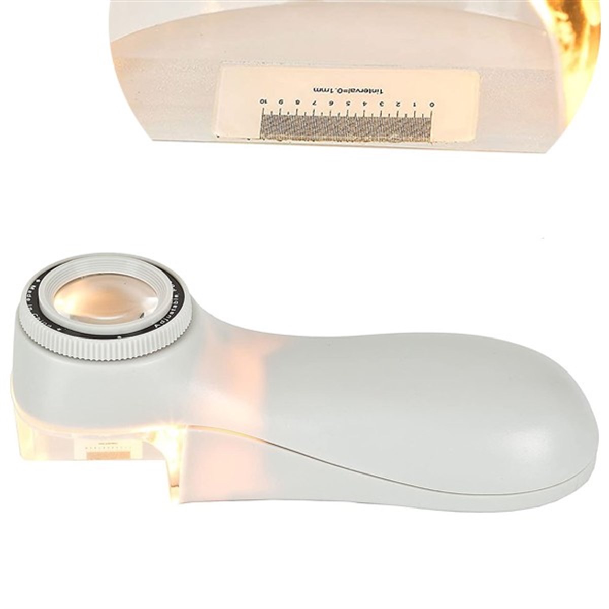 .MG13100 Işıklı Skalalı Büyüteç 8X TÜM ÖLÇÜM CİHAZLARIOLCUMCİHAZFİYAT zoofarm