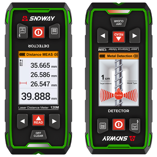 SW-6100GT Duvar Metal-Ahşap Dedektörü & Lazer Mesafe Ölçer 120M Lazermetrebrand> zoofarm