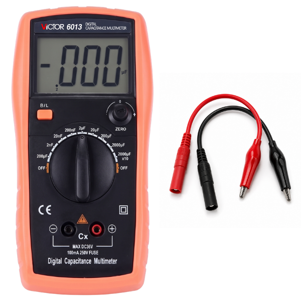 Victor 6013 Dijital Kapasitans Ölçer | 200pF-20000µF Elektrik Ölçüm Cihazlarıbrand> zoofarm