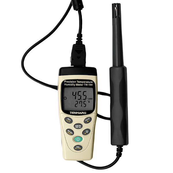 Tenmars TM-184 Kablolu Problu Sıcaklık ve Nem Kayıt Cihazı Datalogger ENJEKTÖRbrand> zoofarm