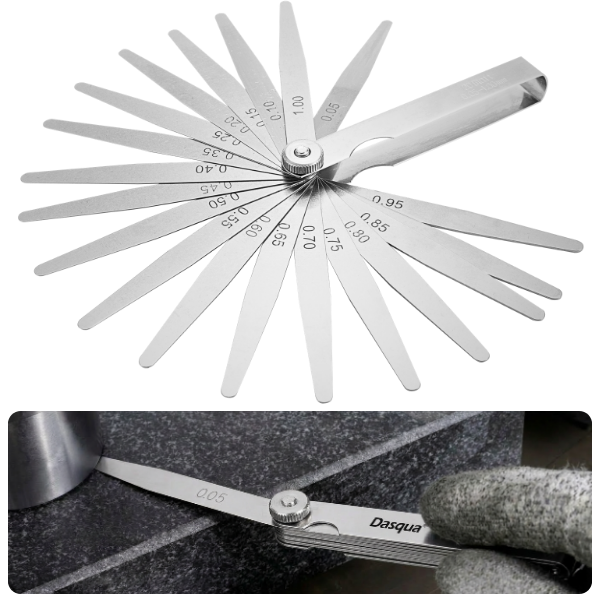 Dasqua 1820-0100 Filler Çakısı 0.05mm - 1.00mm Kumpas | Mikrometre | Komparatörbrand> zoofarm