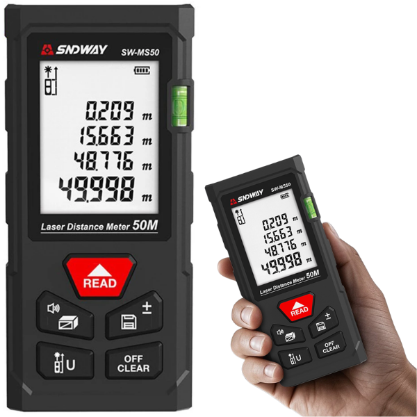 Sndway SW-MS50 Başlangıç Serisi 50 Mt Lazermetre Lazermetrebrand> zoofarm