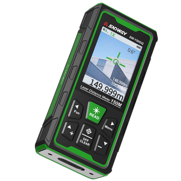 SW-150GQ Yeşil Lazerli 150 Metre Kameralı Lazermetre | Şarjlı ve IP68 Korumalı Lazermetrebrand> zoofarm