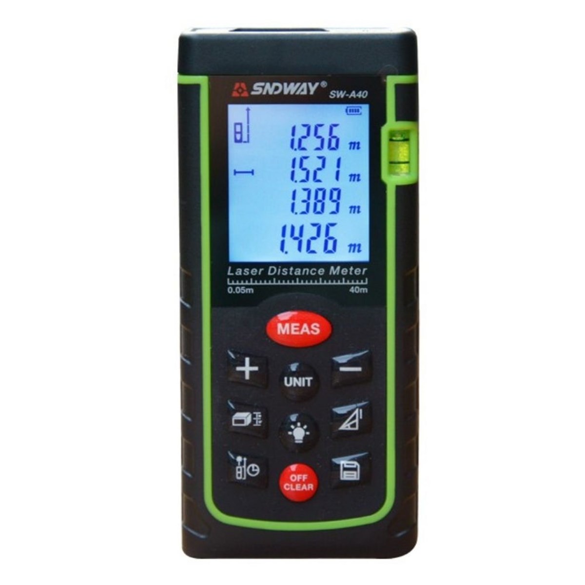 .Sndway SW-A40 Lazerli Mesafe Ölçer 40 Metrelik ENJEKTÖROLCUMCİHAZFİYAT zoofarm