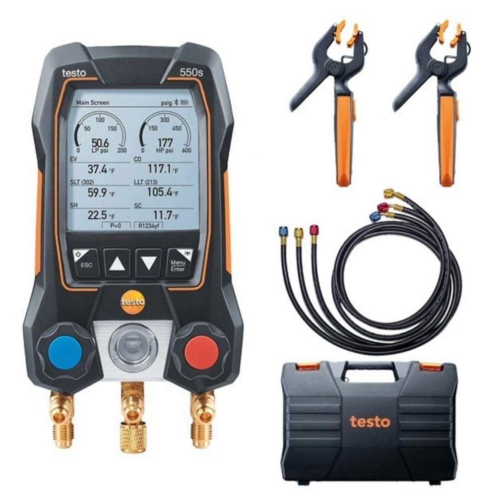 .Testo 550S Manifold ve Hortum Seti 4000 Psi | 5/16 | R410A ENJEKTÖRbrand> zoofarm