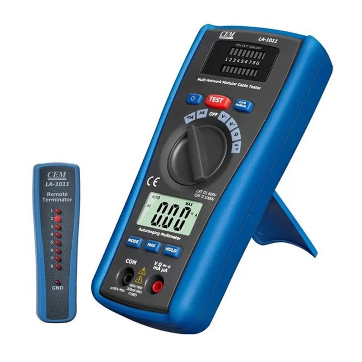 .Cem LA-1011 Lan Kablosu Test Cihazı ve Multimetre ELEKTRİKSEL ÖLÇÜM CİHAZLARICem zoofarm