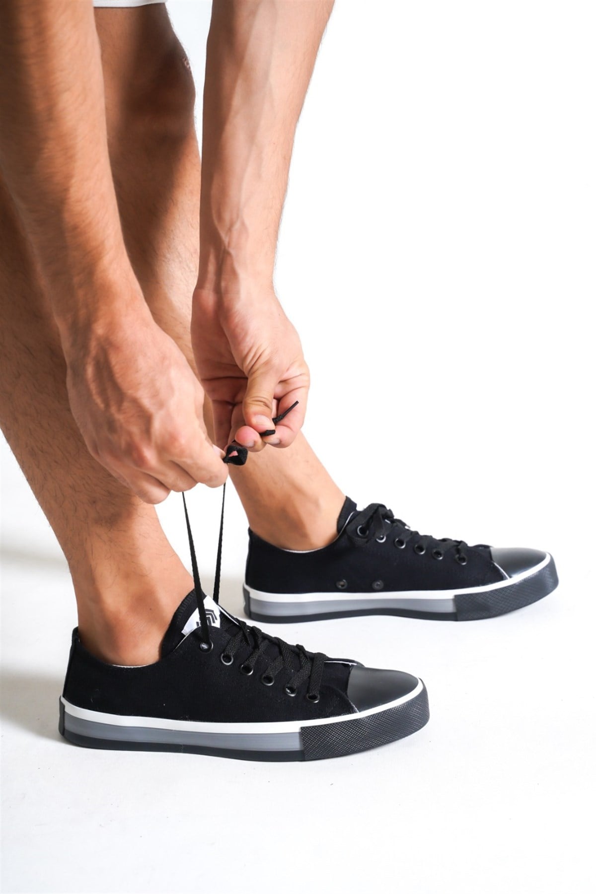 Gwenliza Europe EN1 Siyah Gri Unisex  Renkli Taban Spor Ayakkabı