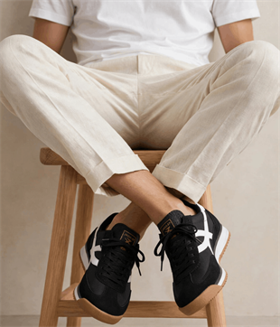 Jagulen Riva Siyah-Beyaz Erkek Sneaker