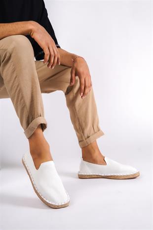 JeysenBra Beyaz Triko Ayakkabı