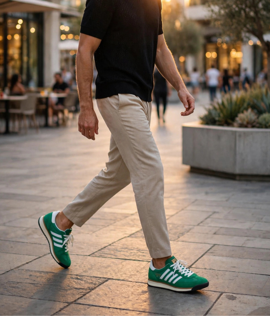 Gwenliza Jagulen Yeşil Beyaz Erkek Sneaker Sl-72