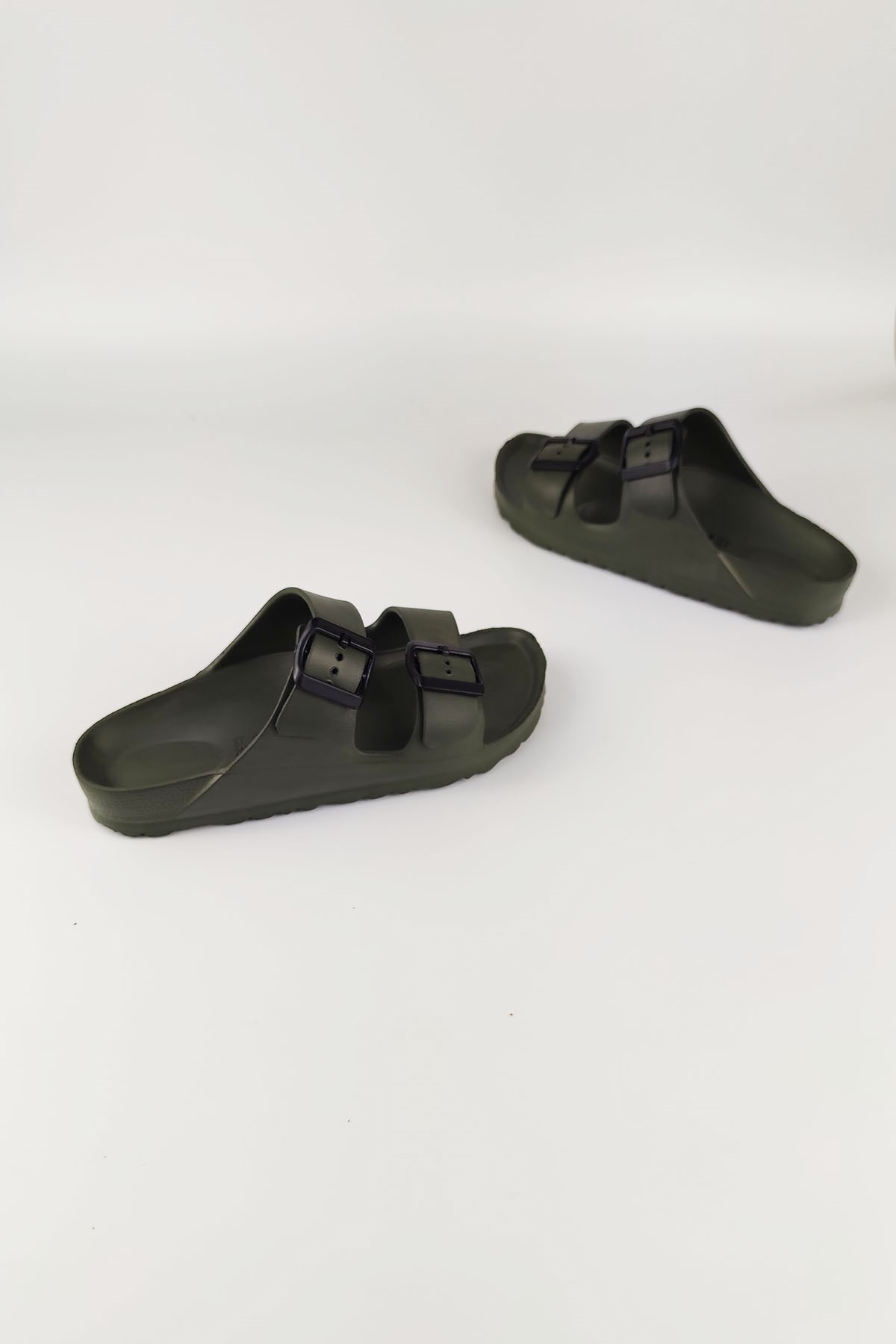 Unisex Gwenliza BIRKY Arizona Haki Yeşil Ortopedik Terlik